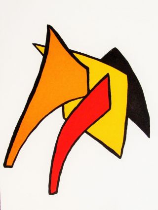 ALEXANDER CALDER - SMALL CRAB - LITHOGRAPHS - 1966 - US 2