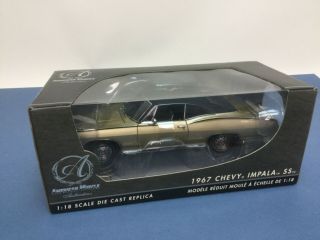 Authentics 1967 Chevrolet Impala Ss 396 Ertl American Muscle 1:18 High Detail