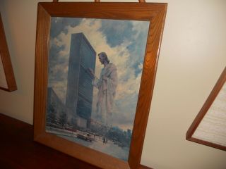 Large mid century Prince of peace at the United Nations building Harry Anderson 3