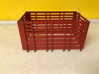 Vintage Tonka 1958 Tonka Farm High Rack Truck Cage Only Red