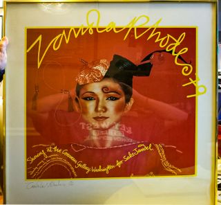 Signed & Numbered Print Promoting Zandra Rhodes 