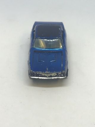 Hot Wheels Redline 1968 Custom Camaro Blue / Black Roof USA ALL 46 6