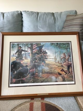 Dale Gallon Signed Final Glory - Collectible Civil War Framed 255 / 950