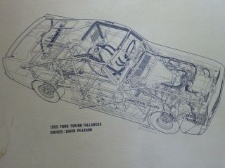 One of a Kind David Pearson Holman Moody NASCAR 1969 Cutaway Ford Torino Exhibit 2