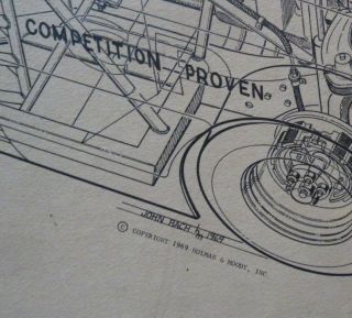 One of a Kind David Pearson Holman Moody NASCAR 1969 Cutaway Ford Torino Exhibit 4