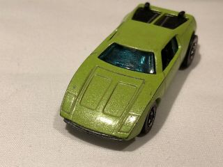 Vintage 1973 Hot Wheels Redlines Xploder Rare Flaky Foam Green Tough Color Hk