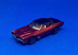Vintage 1968 Mattel Hot Wheels Redlines Red Custom Eldorado Ride Usa