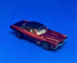 Vintage 1968 Mattel Hot Wheels Redlines Red Custom Eldorado Ride USA 2