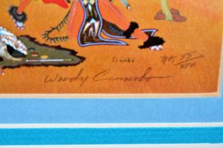 WOODY CRUMBO 1912 - 1989 LITHOGRAPH SIGNED NUMBERED ANIMAL DANCE NATIVE AMERICAN 4
