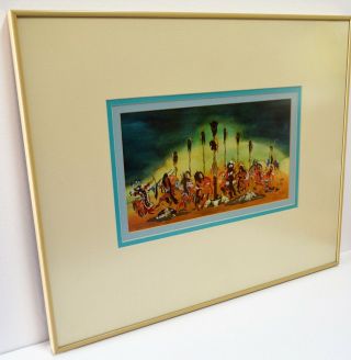WOODY CRUMBO 1912 - 1989 LITHOGRAPH SIGNED NUMBERED ANIMAL DANCE NATIVE AMERICAN 6