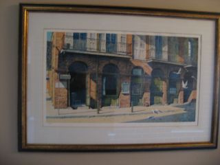 1972 Rare Robert Addison Signed & Numbered Lithograph Merrill Chase