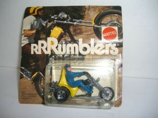 Rrrumblers Motor Cycle - Three Squealer On Card/blister Pack
