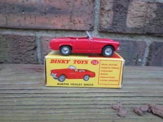 Vintage Dinky Toys 112 Austin Healey Sprite England