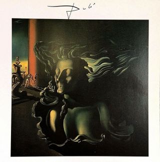 Salvador Dali Hand Signed Signature The Dream Print W/ C.  O.  A.