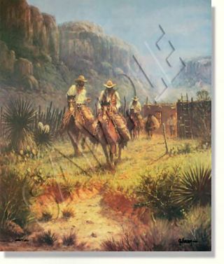 " Border Patrol " Limited Edition Print By G.  Harvey