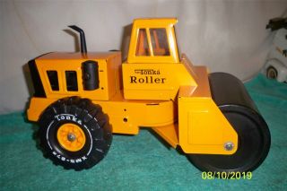 Tonka Mighty Steam Roller 1973 3910 Toy Pressed Steel 16 " Long