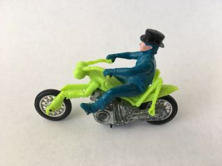 1973 Hot Wheels Rrrumblers Preying Menace Blue Top Rider 4