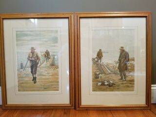 A.  B.  Frost " Good Luck " And " Bad Luck " Chromolithographs (together)