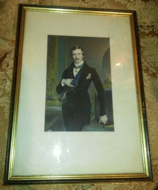 Antique Print Prince Albert 1841,  Painted W C Ross A.  R.  A.