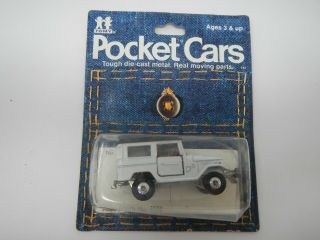 Tomy Tomica Pocket Cars Off Road Cruiser White No.  174 - 2 - 1