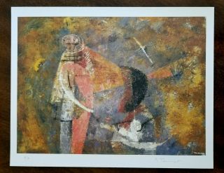 Rufino Tamayo 1982 Hand Signed Print,