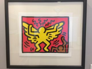 Keith Haring " Pop Shop Iv (1) " 1987 | Rare Signed Print Compare At $32,  000