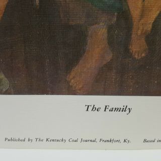 Brett Johnson The Family Print 1975 Personally Signed 455 Of 1000 8