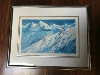 Leroy Neiman Downers 1974 Serigraph / Framed A.  P.  Signed