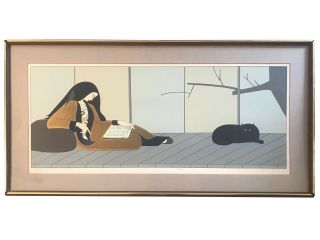Limited Edition Signed Serigraph " Aurora " By Will Barnet 1977