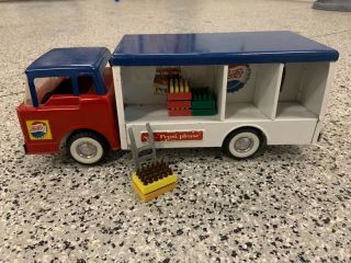 1960s Nylint Large Pepsi Cola Delivery Truck W/ Dolley