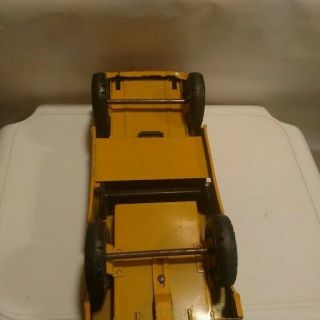 Rare Vintage Tru - Scale IH International Yellow Scout Pressed Steel Truck 2