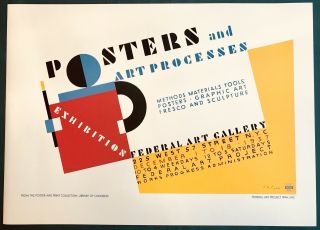 Wheatley Press Wpa Limited Edition Posters & Art Processes Serigraph Poster