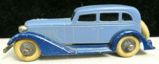 Tootsietoy 1930 ' s Graham Series Car 0513 5 Wheel Blue Sedan Shape 2