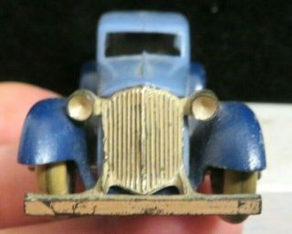 Tootsietoy 1930 ' s Graham Series Car 0513 5 Wheel Blue Sedan Shape 3