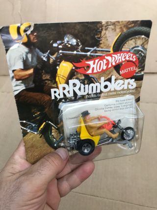 HOT WHEELS REDLINE RRRUMBLERS 3 SQUEALER BP (orange/yellow) MOC 2