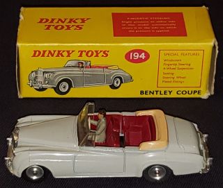 Dinky Toys - 194 Bentley Coupe S2 - Made In England - Box -