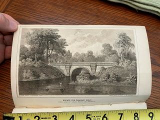 11 1860 Lithographs,  York Central Park,  From 3rd Annual Report Commissioners