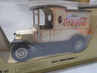 MATCHBOX MODELS OF YESTERYEAR Y12 - 3 1912 FORD MODEL T COCA COLA ISSUE 8 3