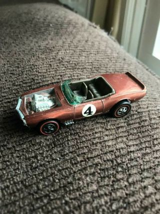 1969 Hot Wheels Redlines Light My Firebird Toy Car