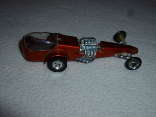 Vintage Hotwheels Torpedo Mebetoys Mattel Rare Italy Heisse Rader Orange Car 60s