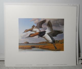 Rhode Island First Of State Duck Stamp And Print,  5,  Additional Print….