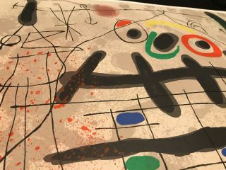 Joan Miro Orig.  Lithograph 1967 Proof on Japon Nacre WE LOVE BEST OFFERS 3