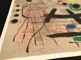 Joan Miro Orig.  Lithograph 1967 Proof on Japon Nacre WE LOVE BEST OFFERS 4