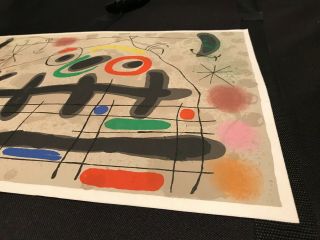 Joan Miro Orig.  Lithograph 1967 Proof on Japon Nacre WE LOVE BEST OFFERS 5