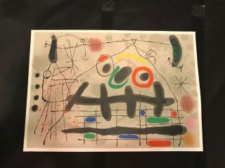Joan Miro Orig.  Lithograph 1967 Proof on Japon Nacre WE LOVE BEST OFFERS 8