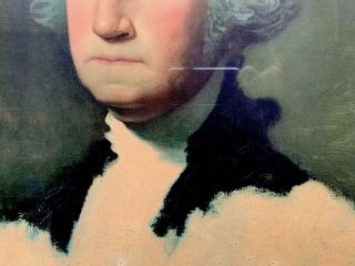 ANTIQUE Gilbert Stuart Portrait Painting of George Washington Fine Art Print 7