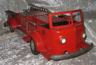 1950 ' s Pressed Steel ROSSMOYNE PUMPER FIRE TRUCK by Doepke MODEL TOYS 6