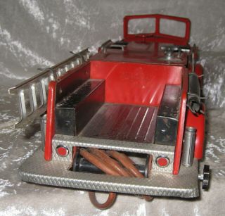 1950 ' s Pressed Steel ROSSMOYNE PUMPER FIRE TRUCK by Doepke MODEL TOYS 8