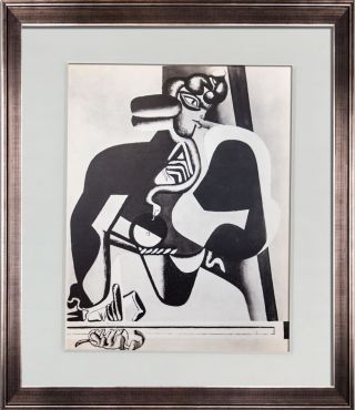 Le Corbusier Lithograph Signed ".  Cleopatra " Ltd.  Ed W/custom Archive Frame