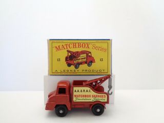 1960 MOKO Lesney Matchbox No.  13 ' FORD THAMES WRECKER ' - - - see photos & more models 3